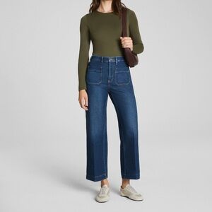 Spanx Cropped Wide Leg Jeans with Patch Pockets
Women’s Sz 2X